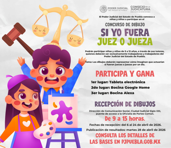 Concurso de Dibujo "SI YO FUERA JUEZ O JUEZA"